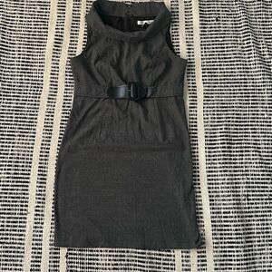 AA Studio Size 10P Gray Sleeveless Dress Career wear wear to work